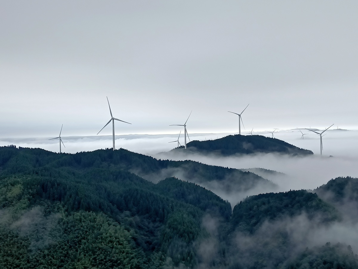 江西吉安灵西岳风电场6侍宇峰